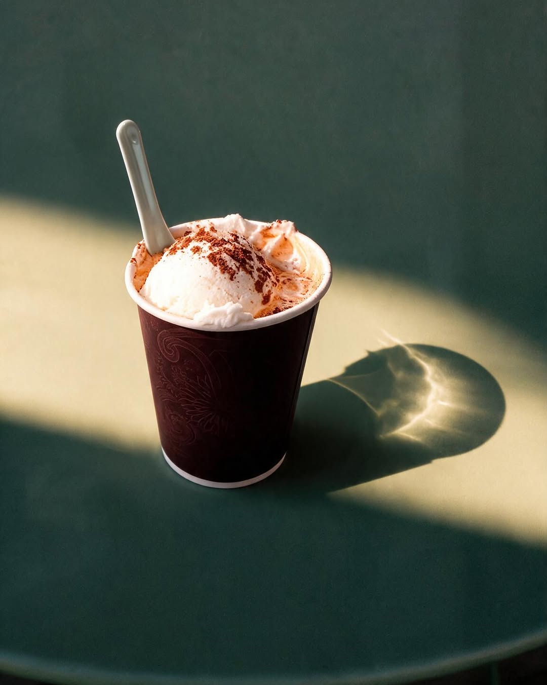Copa de helado artesano Origen al sol